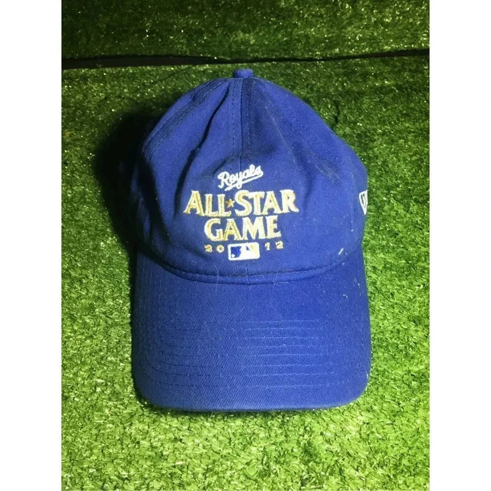 Mens MLB All star dad hat 2012 Kansas City Royals adjustable blue/gold